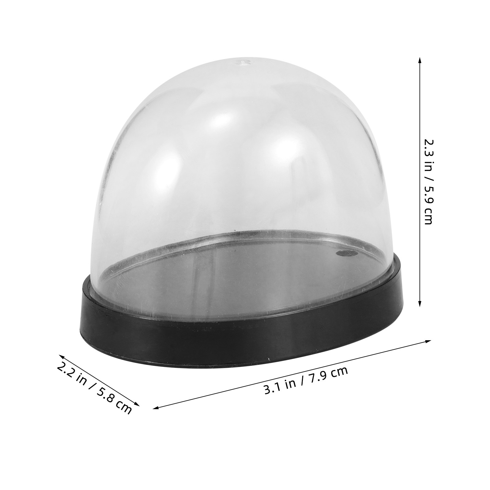5세트 고투명 플라스틱 꽃 장식용 돔, 받침대가 있는  - Plastic Dome Clear 리뷰 및 가격