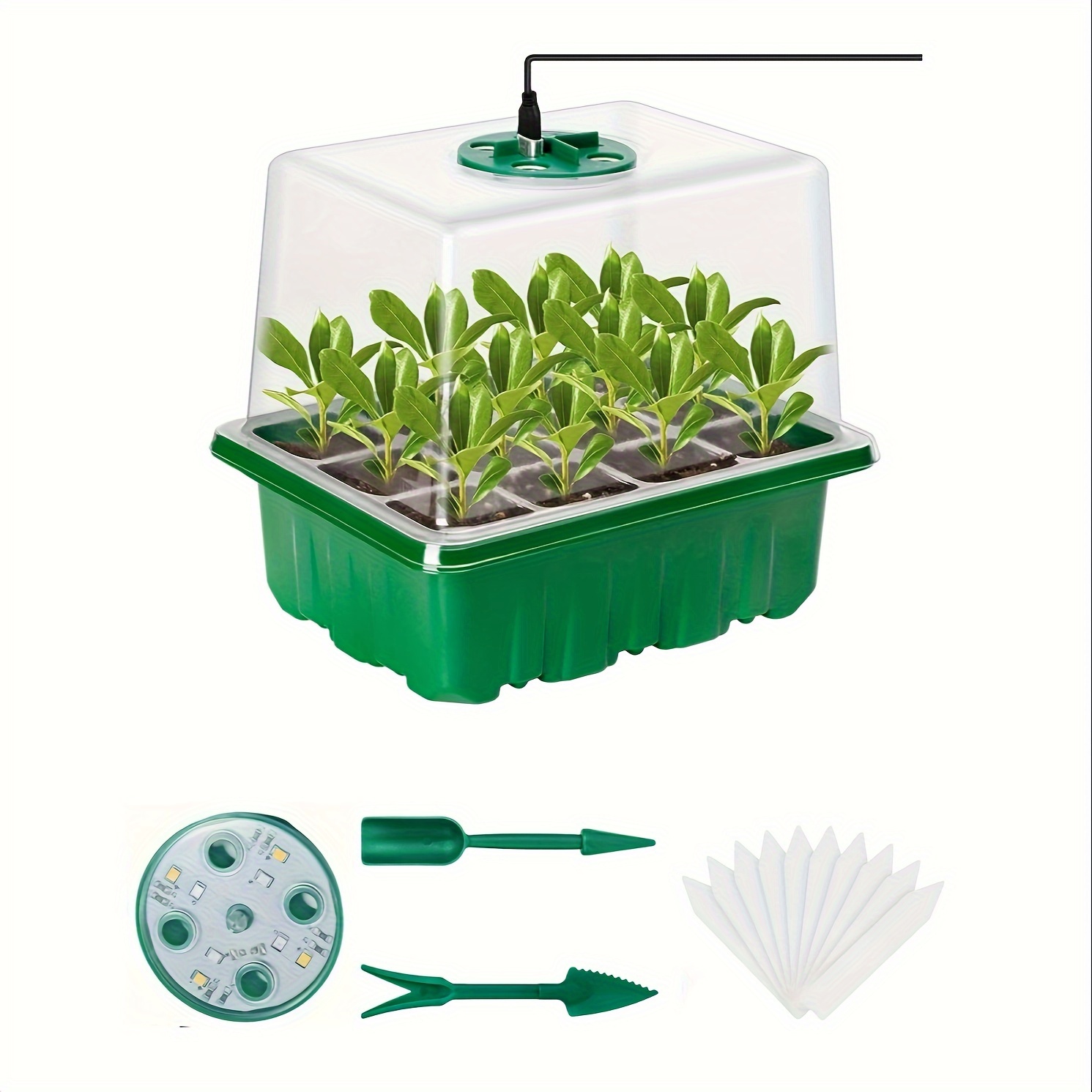 묘목 재배 키트 - 1/2/3 세트, 8개의 LED 재 - Humidity Dome Kit 리뷰 및 가격